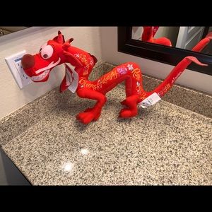 Mushu disney wisdom plush doll NWT
